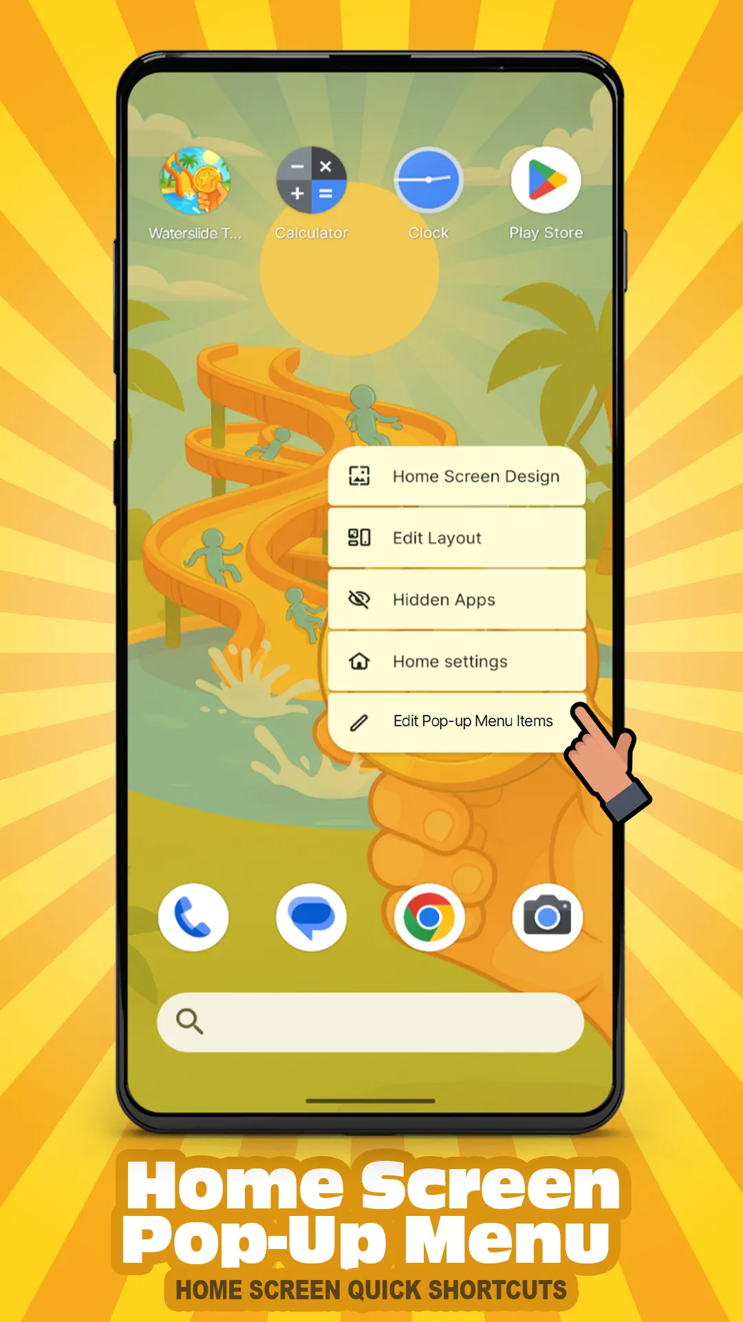 Waterslide Tycoon Home Screen | Indus Appstore | Screenshot
