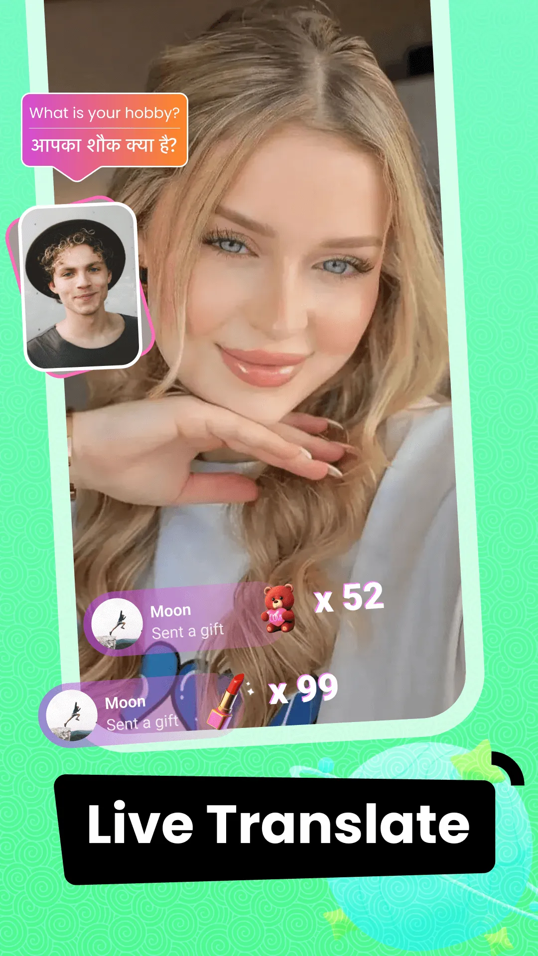 Moonchat-  live vid chat | Indus Appstore | Screenshot
