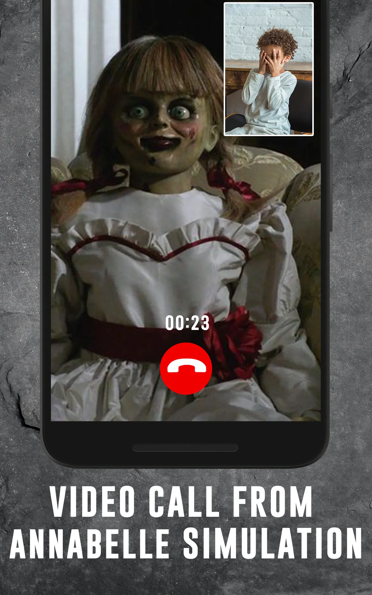 Scary Doll fake video call | Indus Appstore | Screenshot