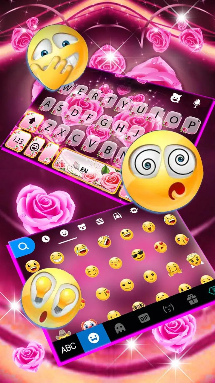 Rosy Pink Flowers Theme | Indus Appstore | Screenshot