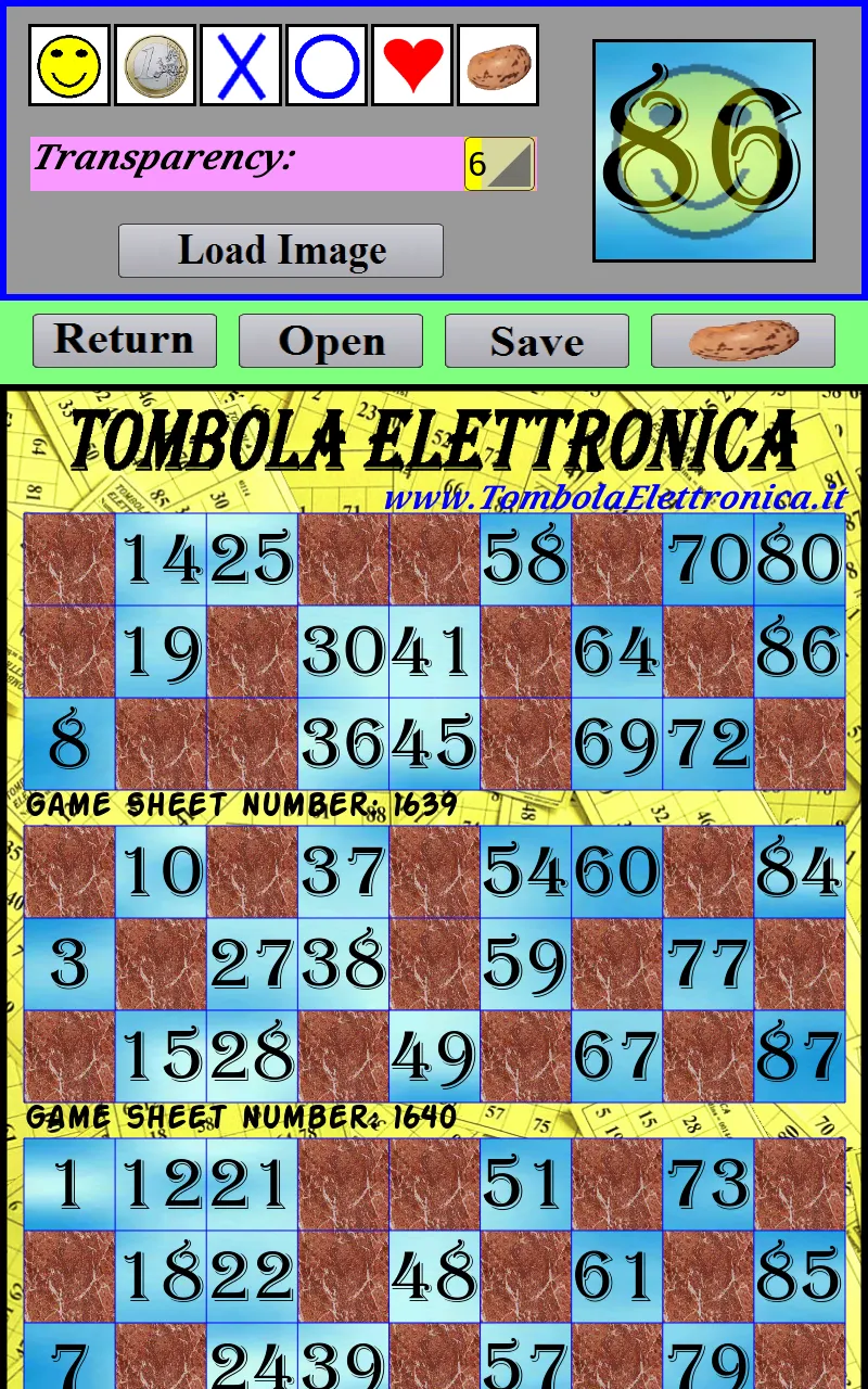 Cartelle Tombola Elettronica | Indus Appstore | Screenshot