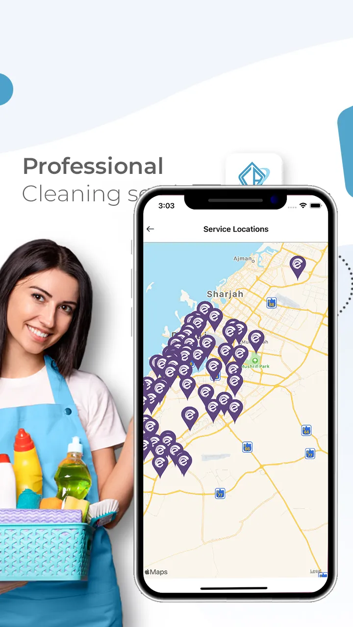 CrystalBlue Cleaning Services | Indus Appstore | Screenshot