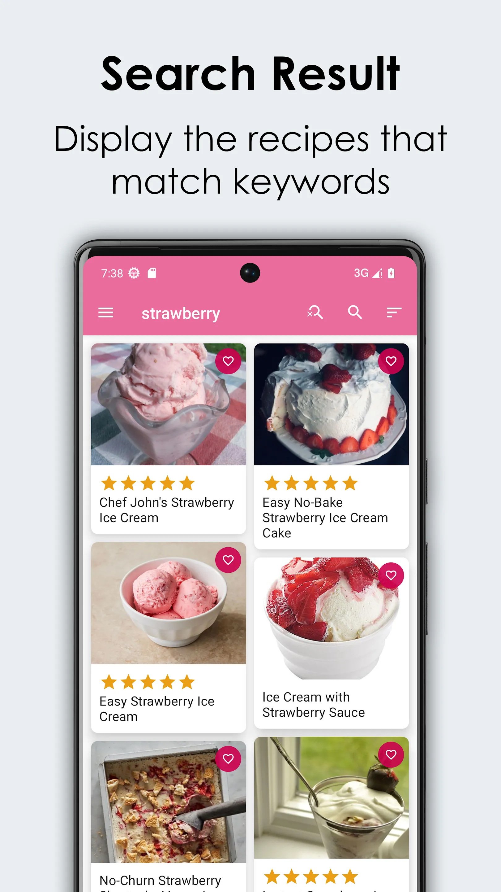 Ice Cream Recipes Cookbook | Indus Appstore | Screenshot