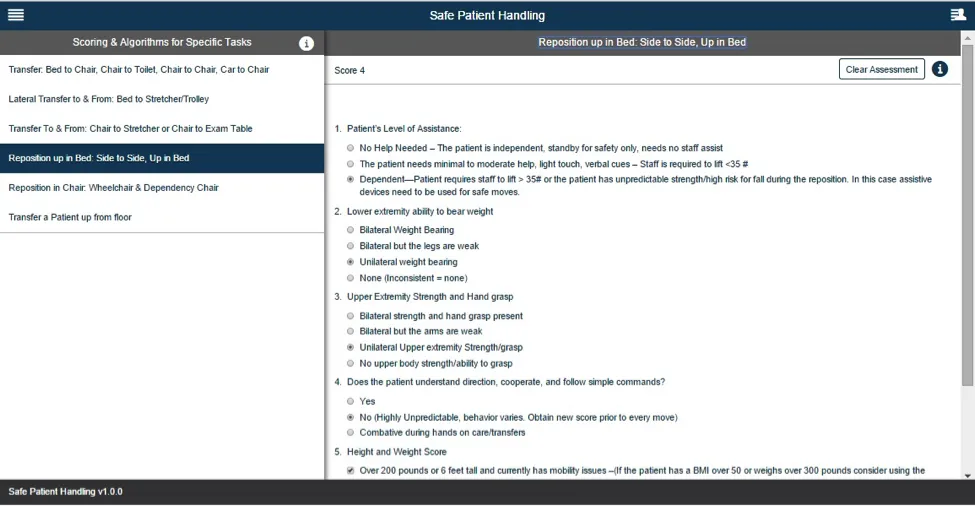 Safe Patient Handling | Indus Appstore | Screenshot