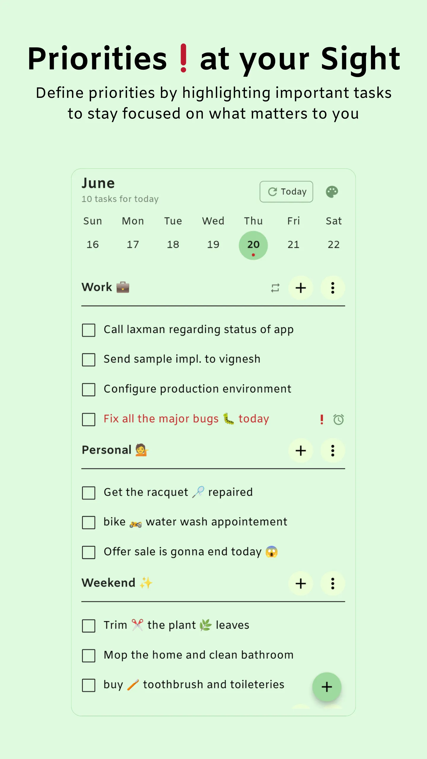 Done - minimal weekly planner | Indus Appstore | Screenshot