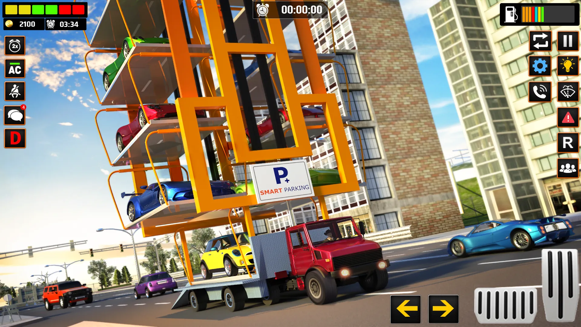 Crazy Car Transport Truck 3d | Indus Appstore | Screenshot