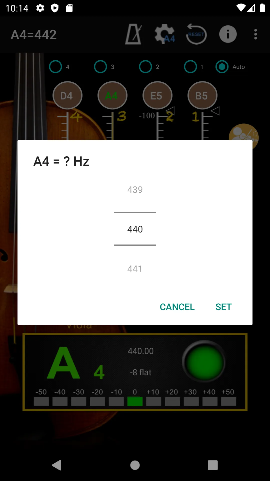 ViolinTuner - Tuner for Violin | Indus Appstore | Screenshot