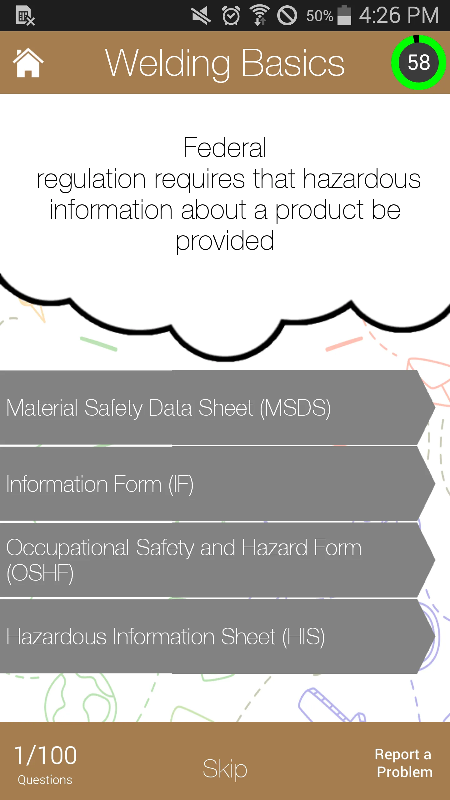 Journeyman Millwright Exam Stu | Indus Appstore | Screenshot