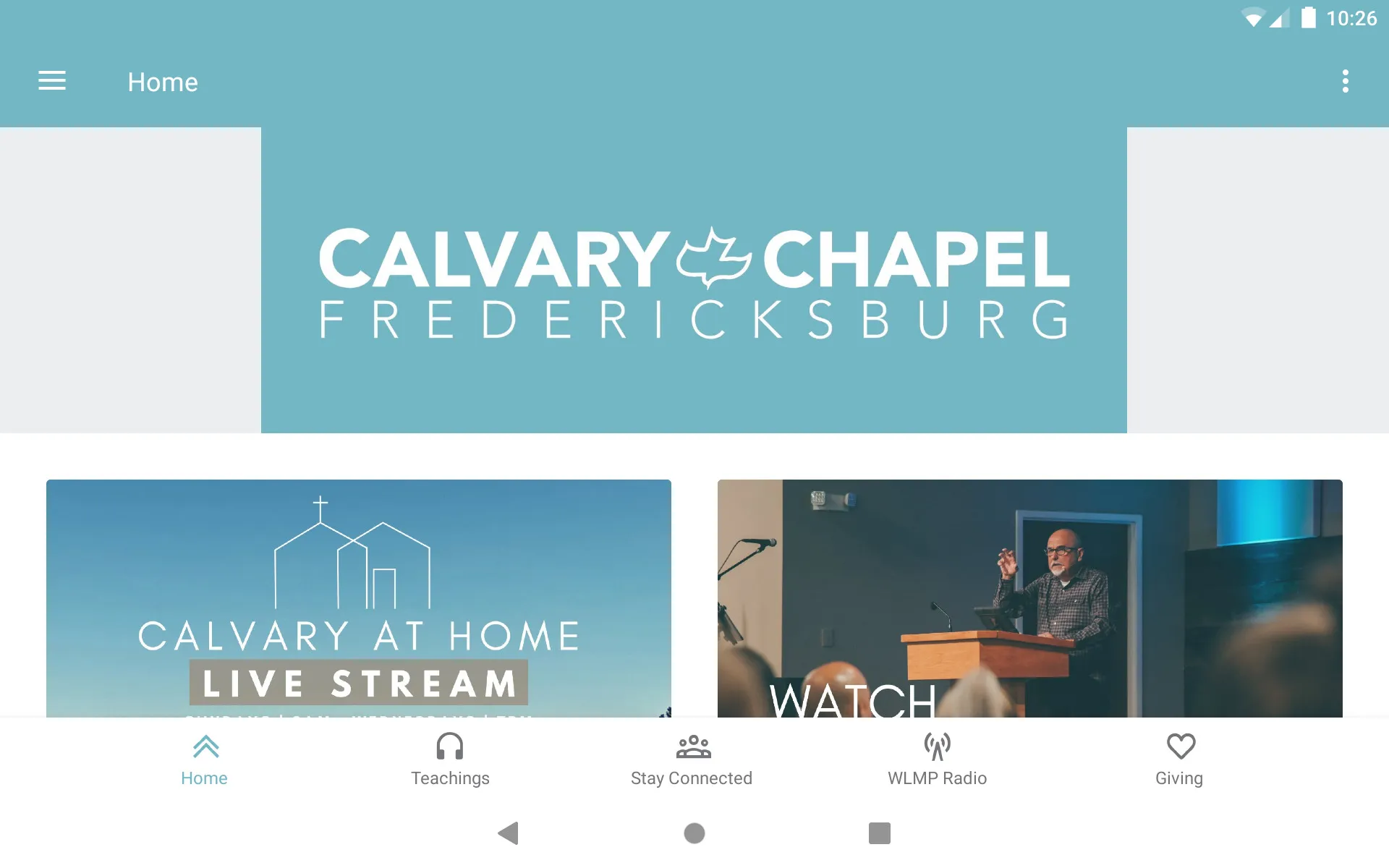 Calvary Chapel Fredericksburg | Indus Appstore | Screenshot