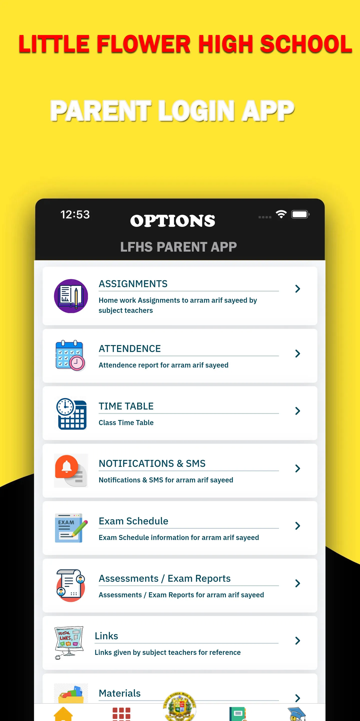 LFHS Abids Parent Login App | Indus Appstore | Screenshot