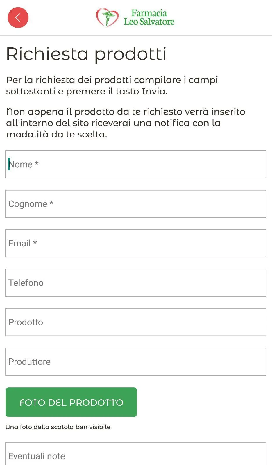 Farmacia Leo Salvatore | Indus Appstore | Screenshot