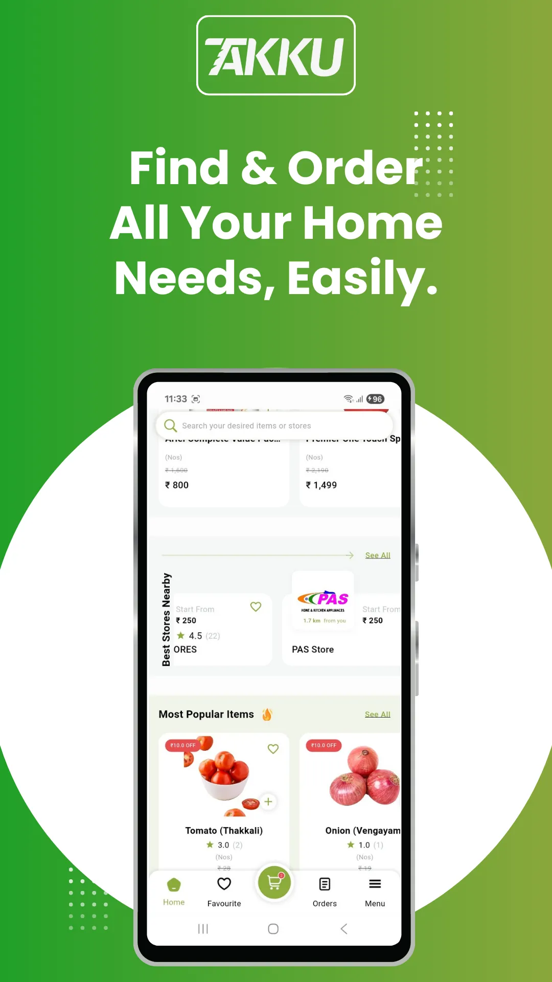 Takku: Grocery & Food Delivery | Indus Appstore | Screenshot