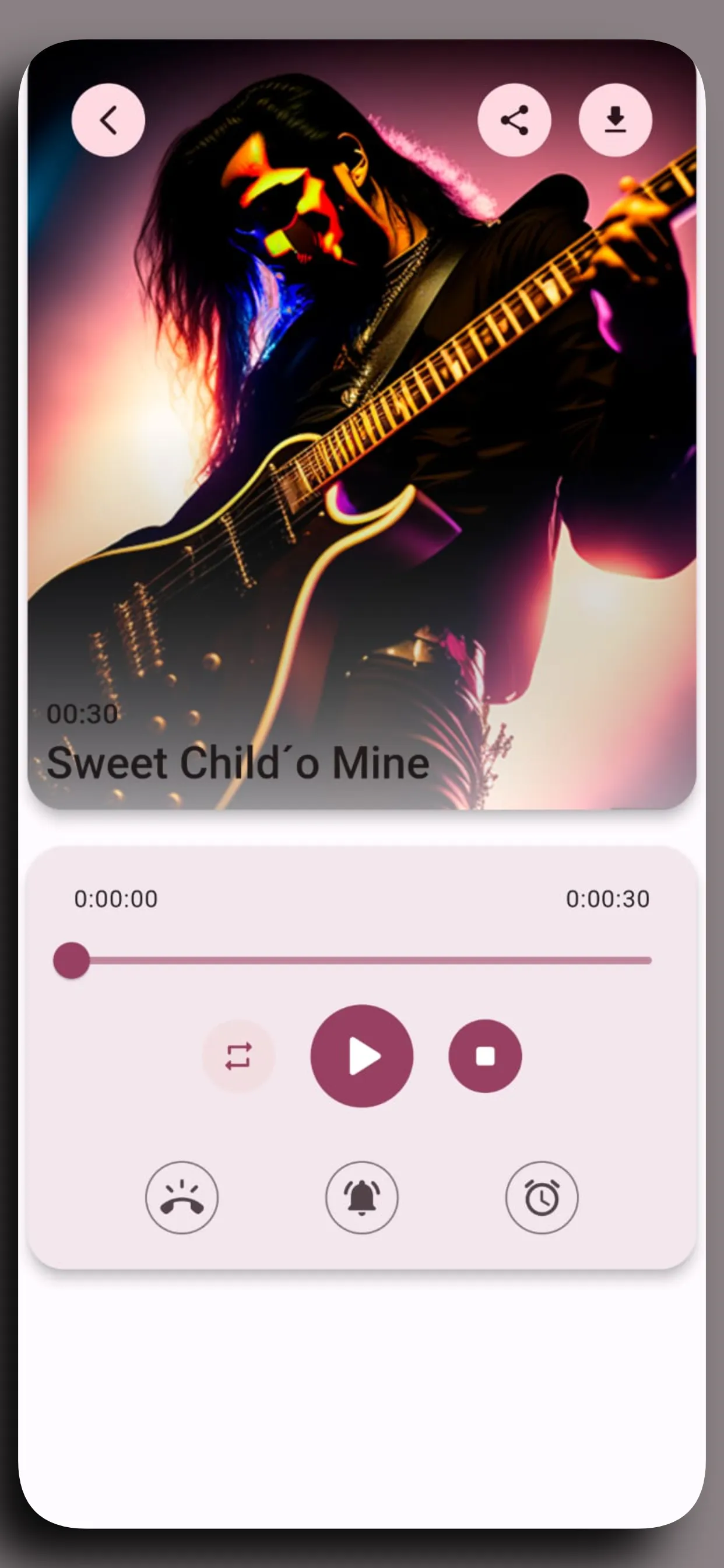 Rock Songs Ringtones App | Indus Appstore | Screenshot