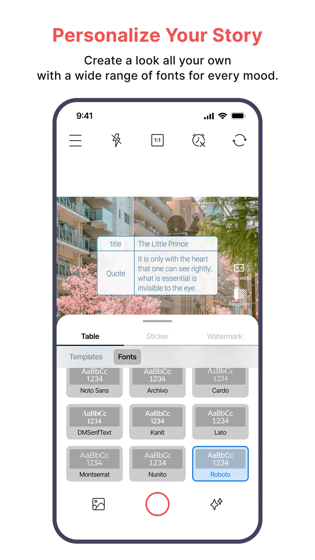 TableOnPhoto - Photo Editor | Indus Appstore | Screenshot