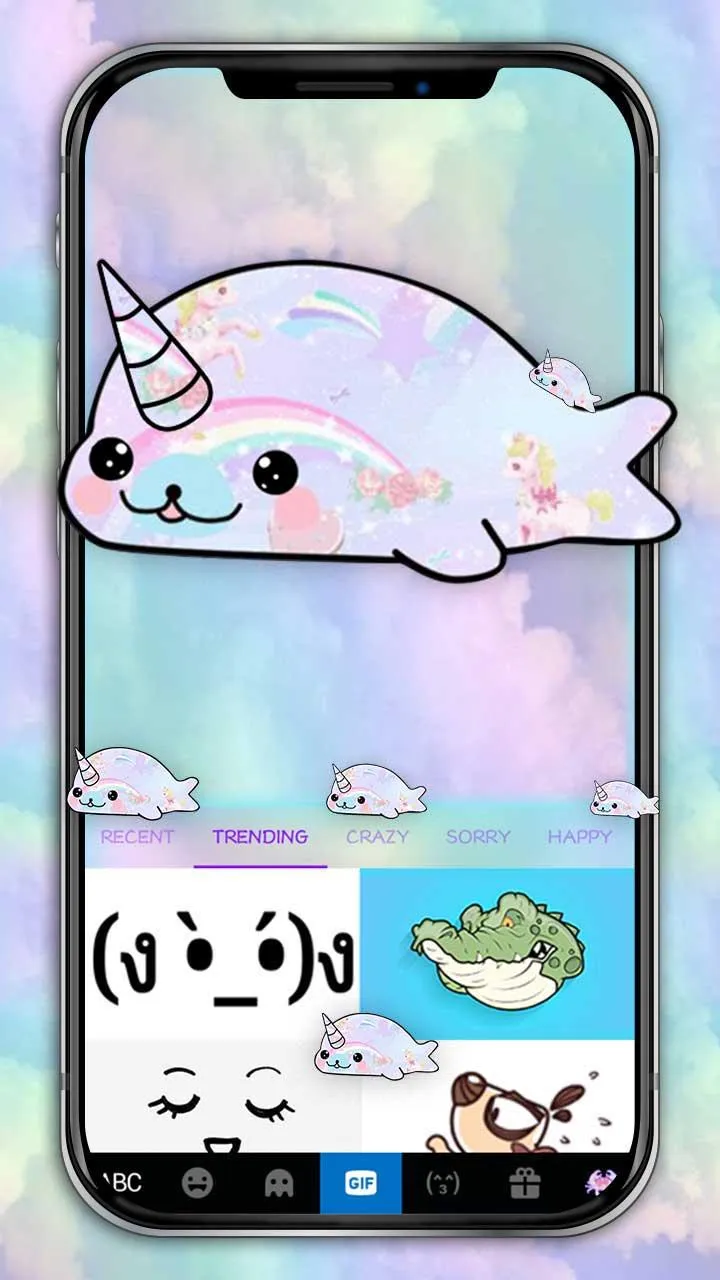 Rainbow Unicorn 2 Theme | Indus Appstore | Screenshot