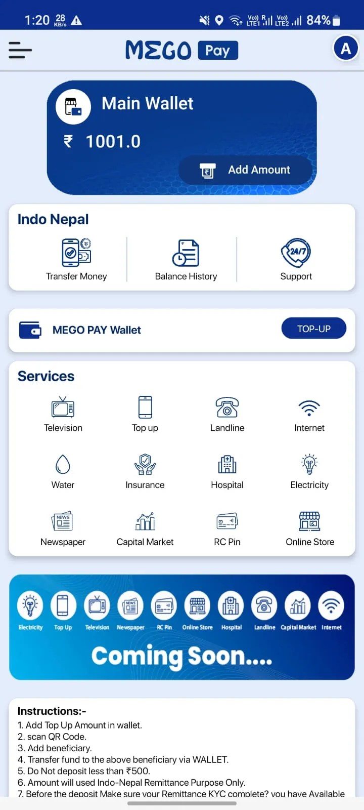 MegoPay Indo Nepal | Indus Appstore | Screenshot