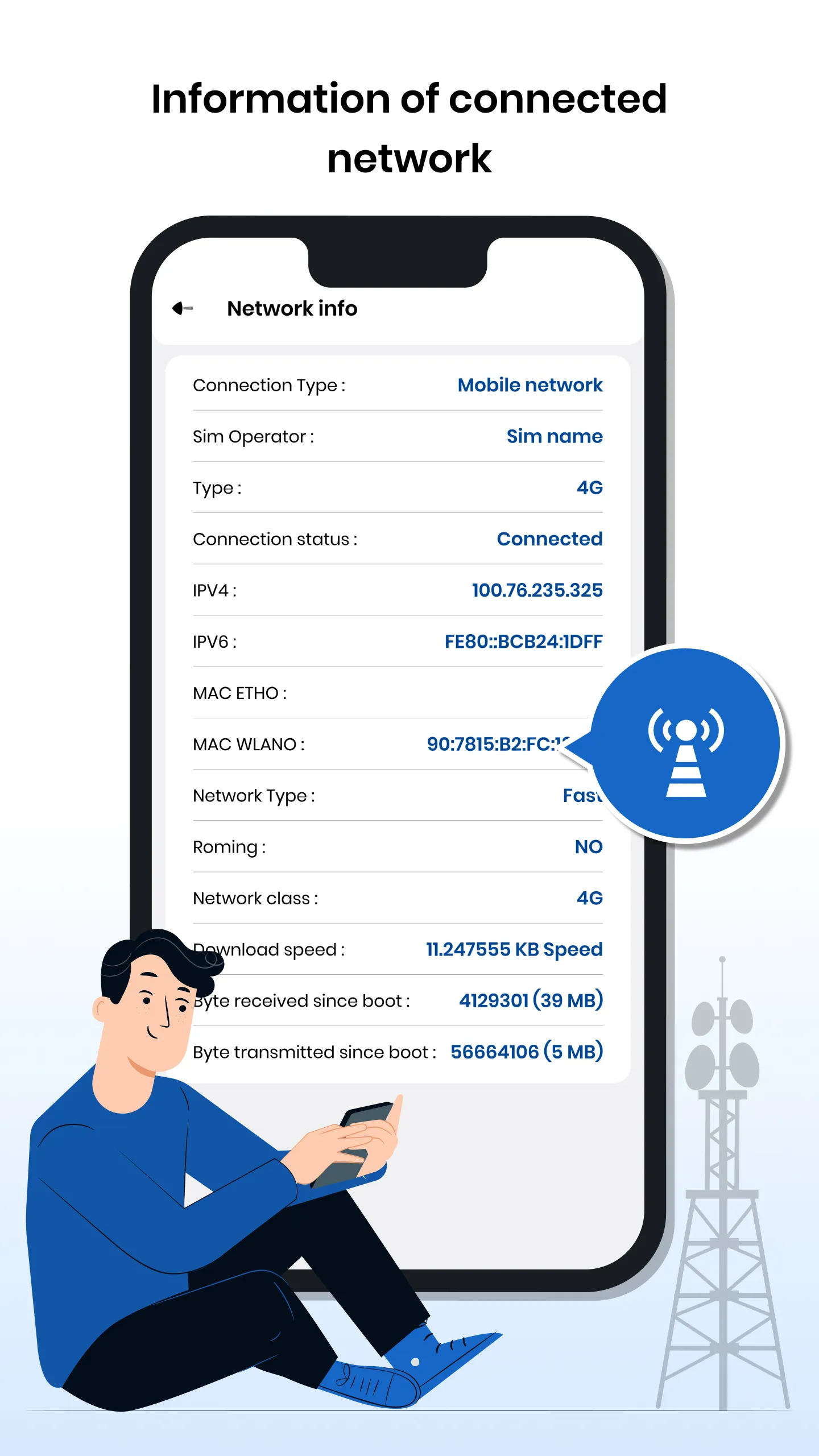 Network Wi-Fi Info & SIM Tools | Indus Appstore | Screenshot