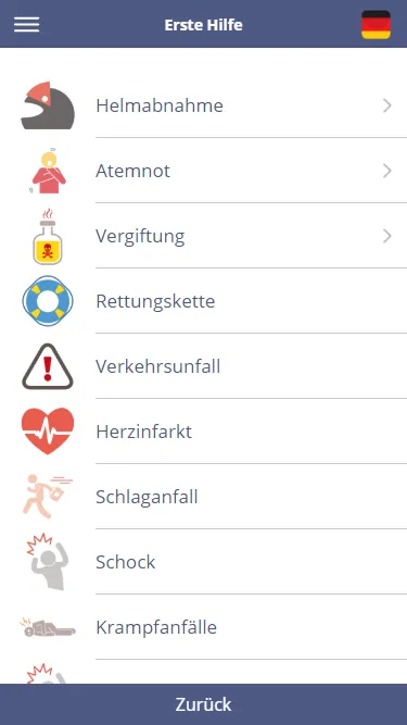 ASB App Erste Hilfe im Notfall | Indus Appstore | Screenshot