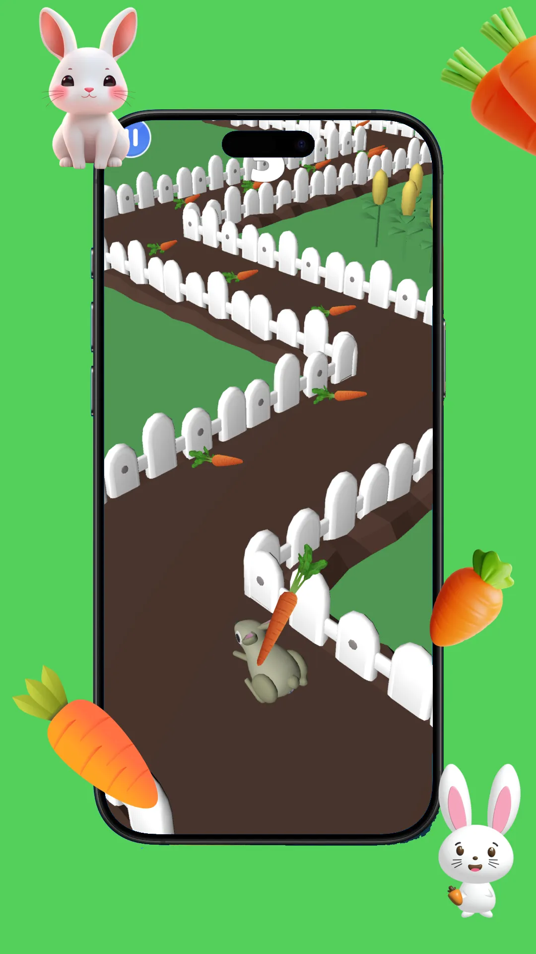 Bunny Runner 3D | Indus Appstore | Screenshot