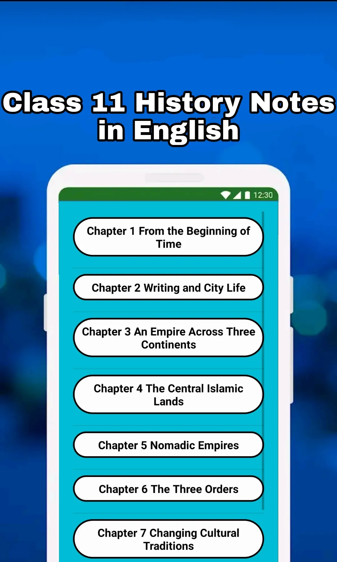 Class 11 History Notes & MCQs | Indus Appstore | Screenshot