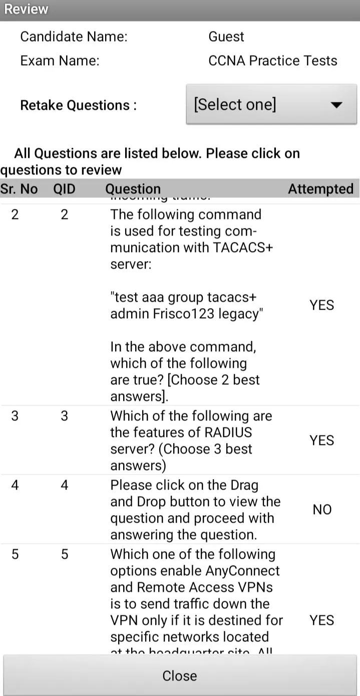 Sim-Ex Practice Exams for CCNA | Indus Appstore | Screenshot