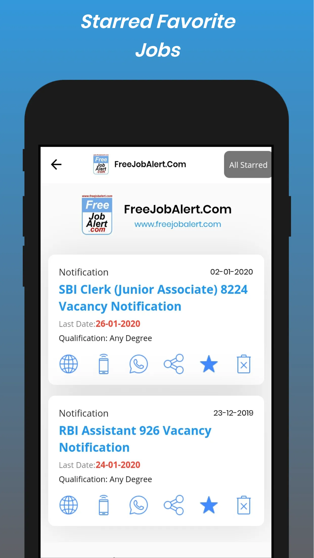 FreeJobAlert.Com Official App | Indus Appstore | Screenshot