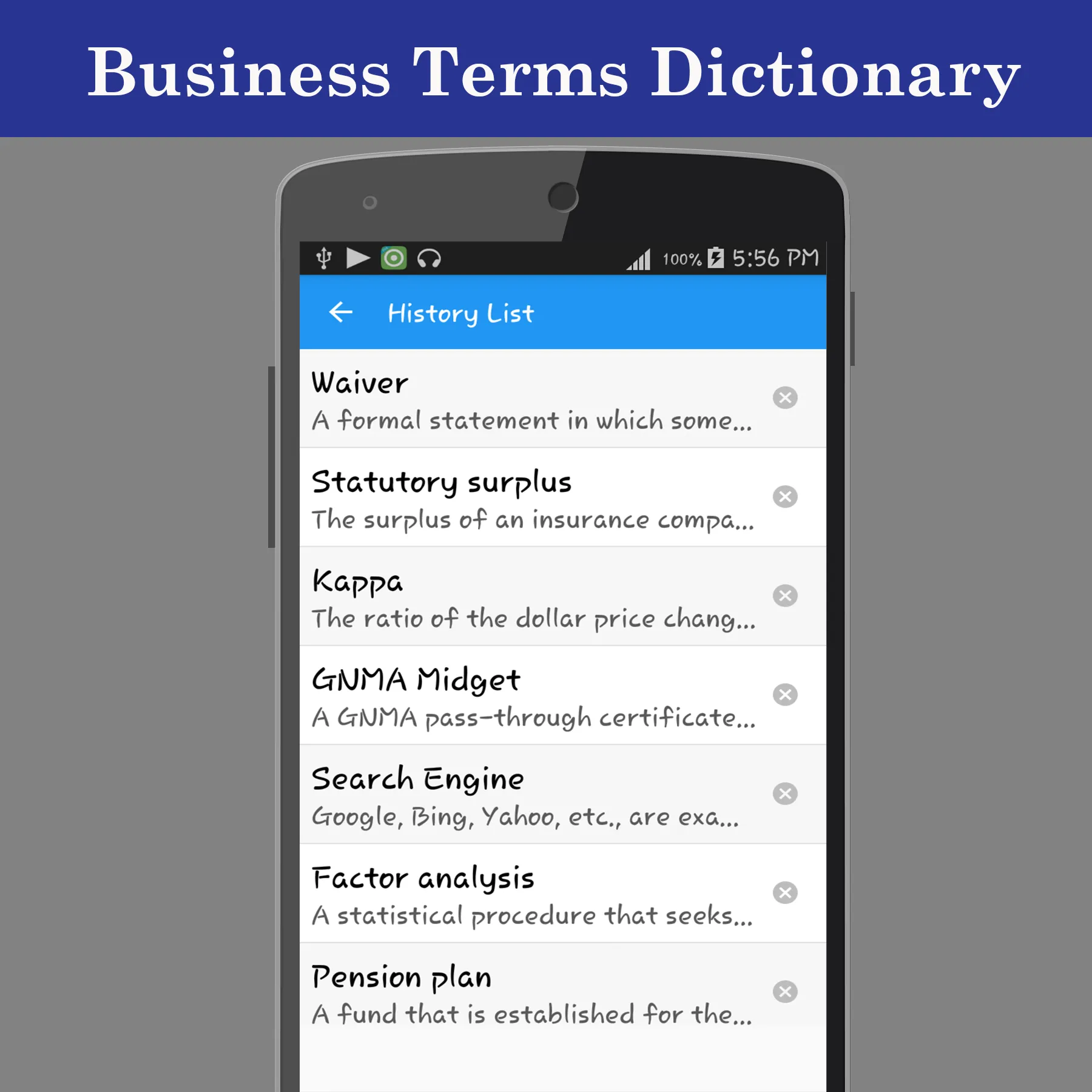 Business Terms Dictionary | Indus Appstore | Screenshot