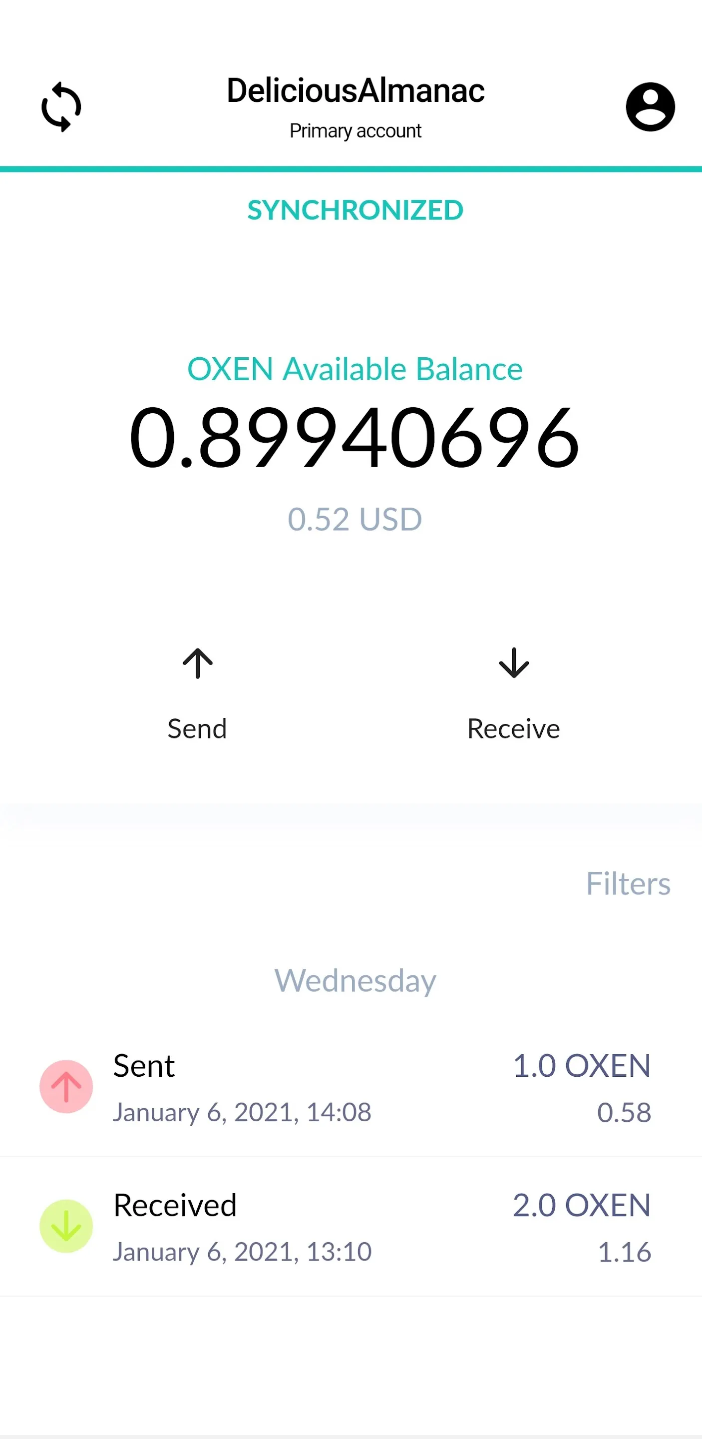 Oxen Wallet | Indus Appstore | Screenshot