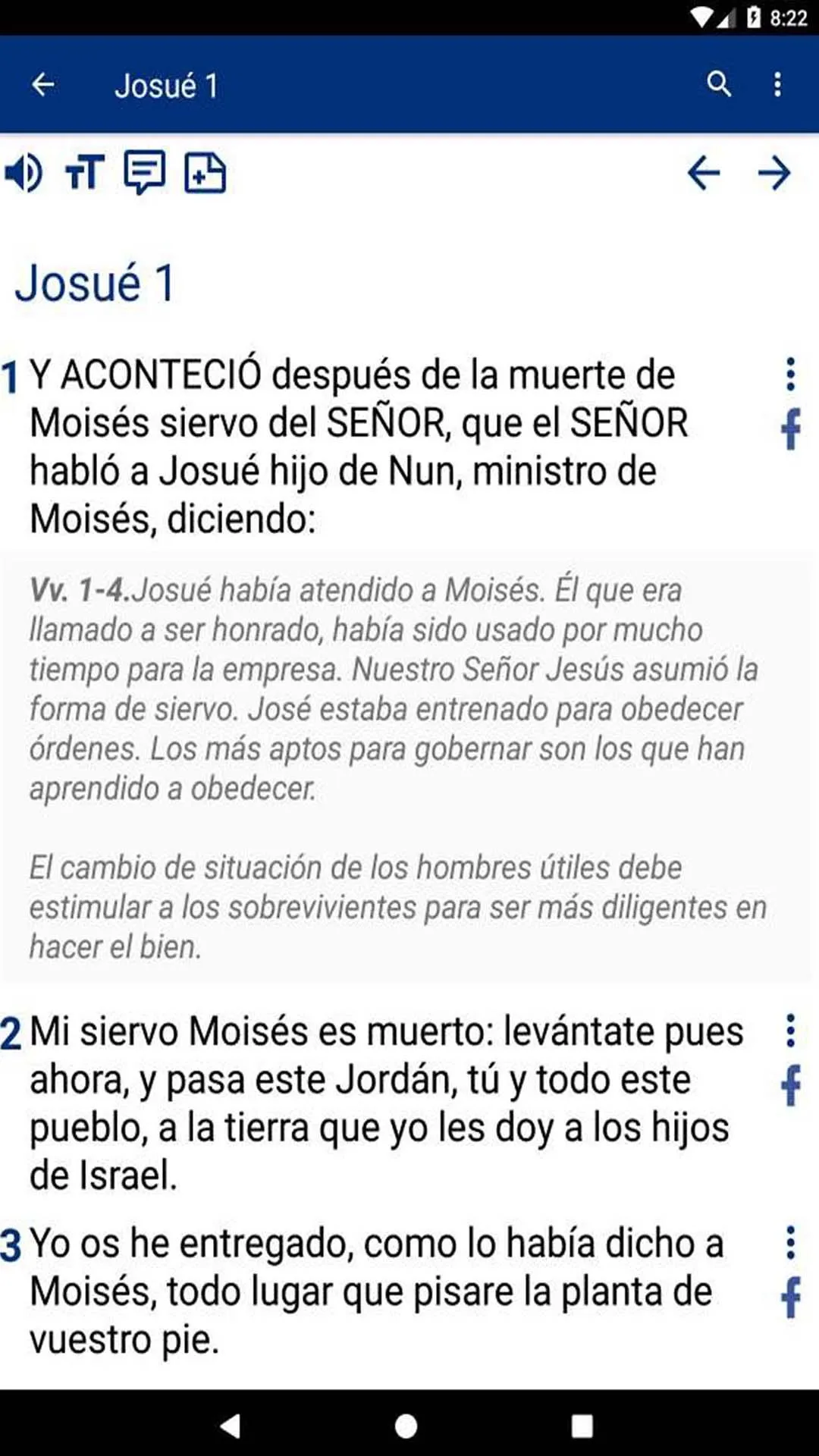Biblia de estudio en español | Indus Appstore | Screenshot