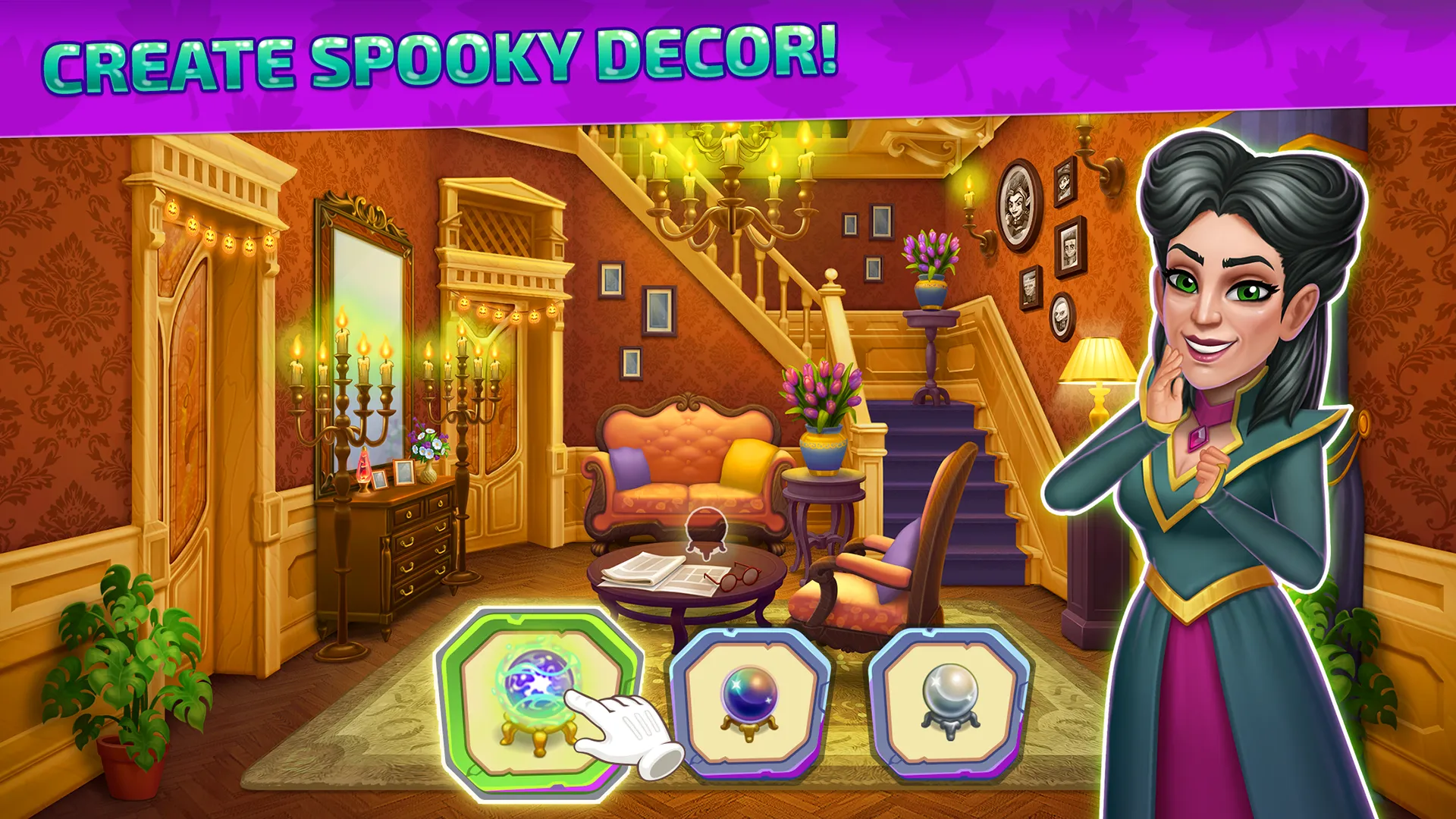 Halloween Merge: House Design | Indus Appstore | Screenshot