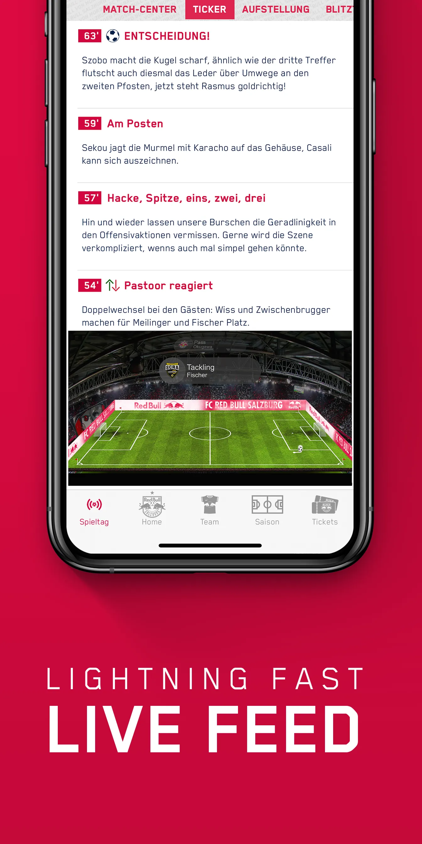 FC Red Bull Salzburg App | Indus Appstore | Screenshot