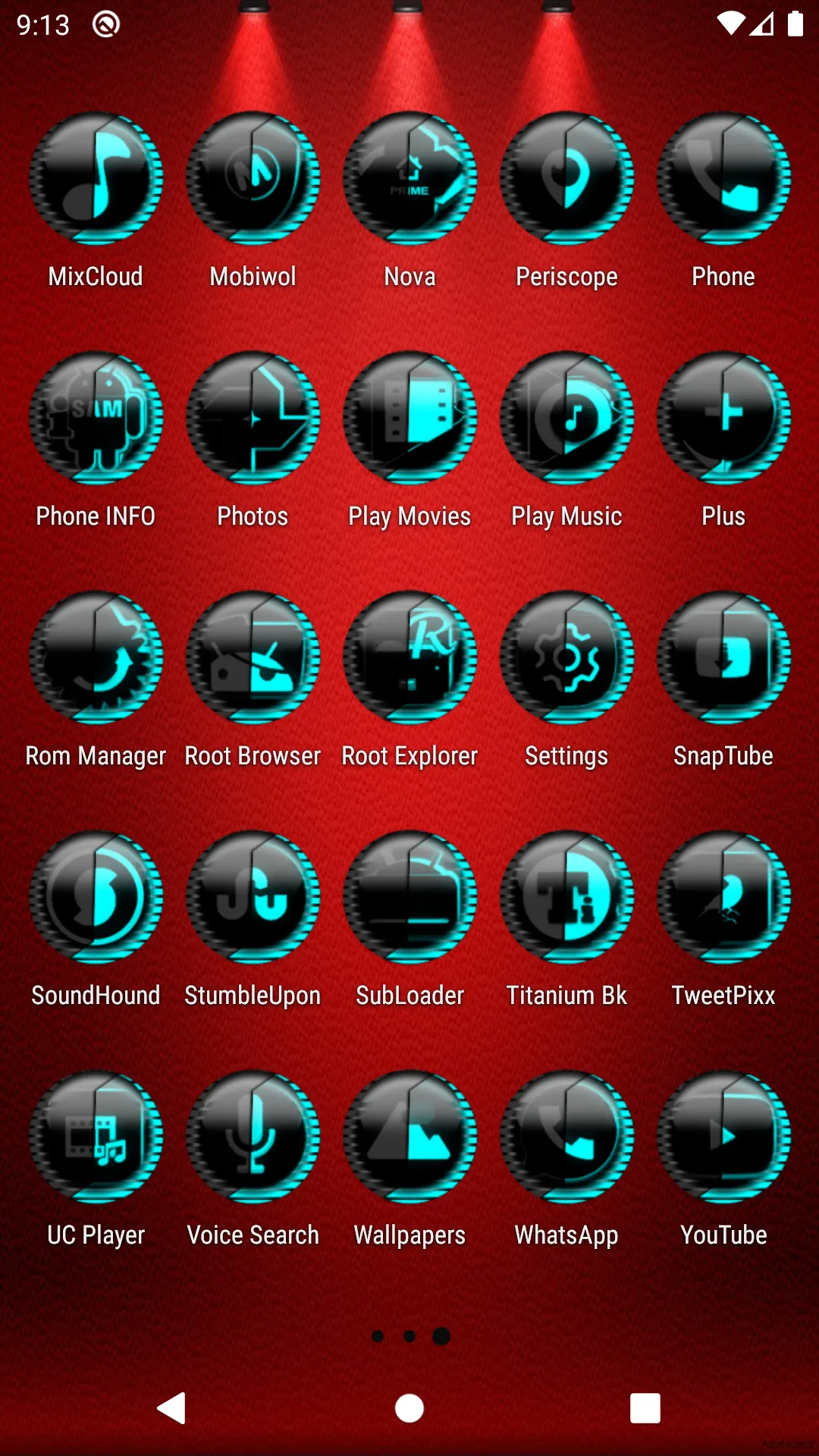 Cyan Icon Pack Style 8 | Indus Appstore | Screenshot