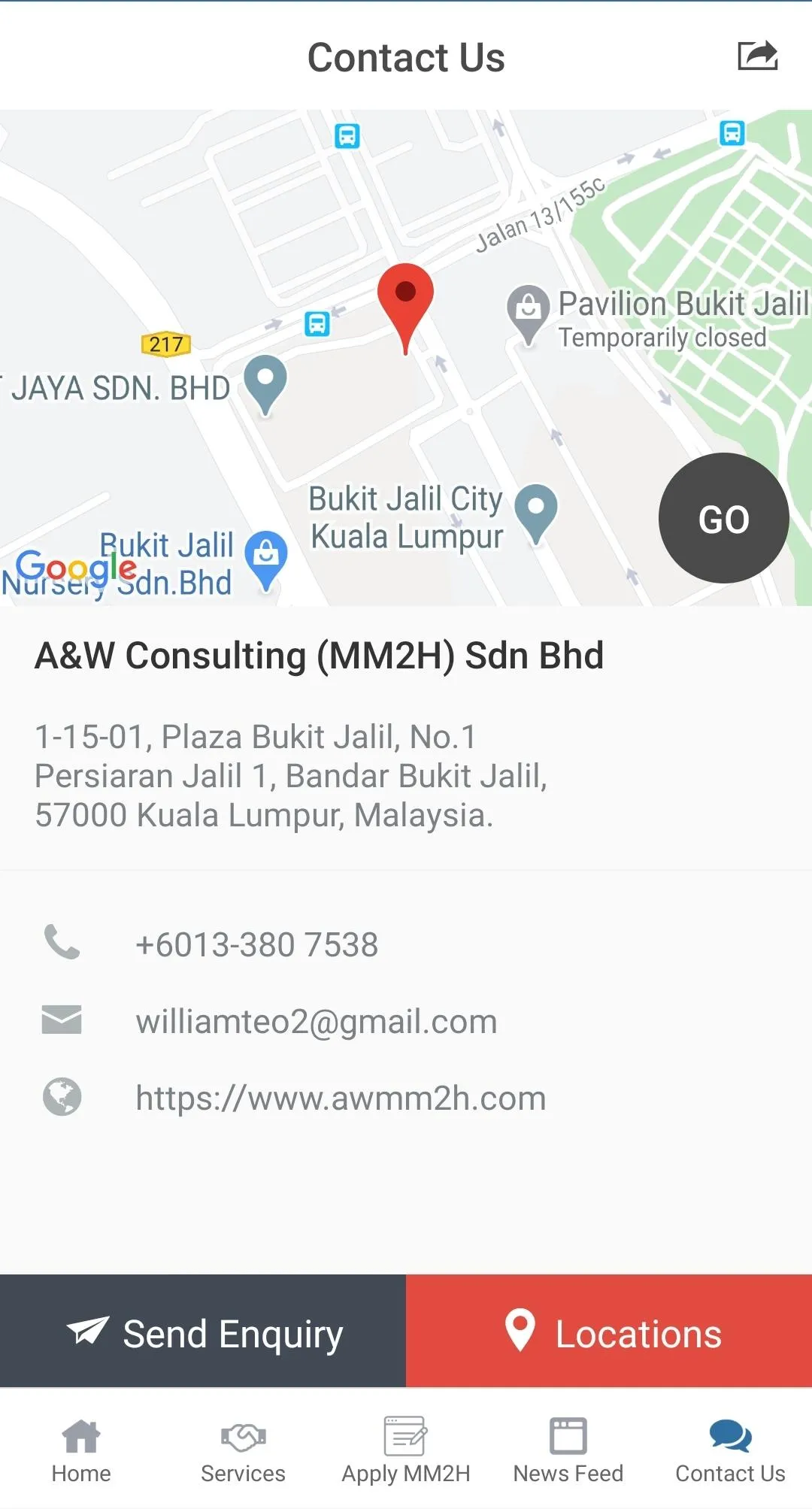 A&W Consulting (MM2H) Sdn Bhd | Indus Appstore | Screenshot