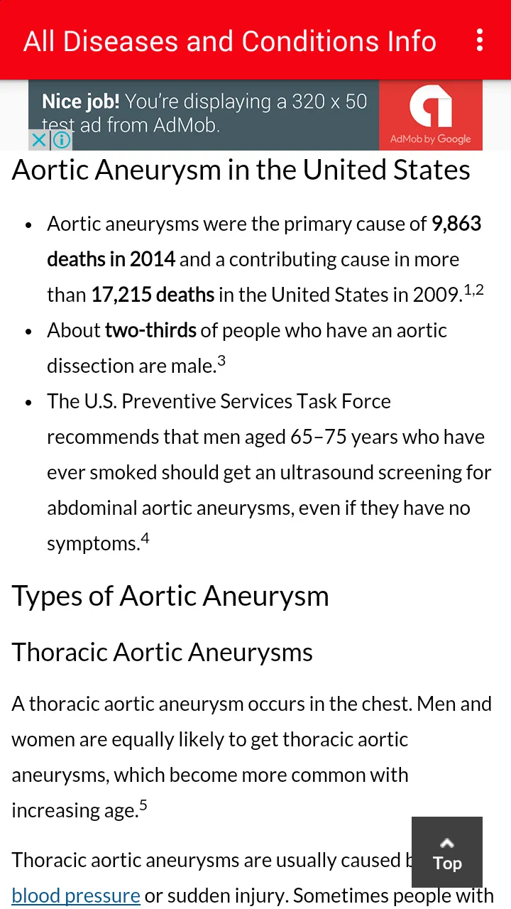 All Diseases & Conditions Info | Indus Appstore | Screenshot