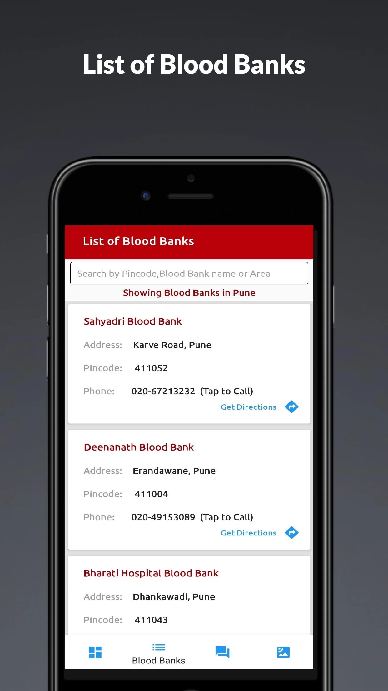 TienTor - Users to Blood Banks | Indus Appstore | Screenshot