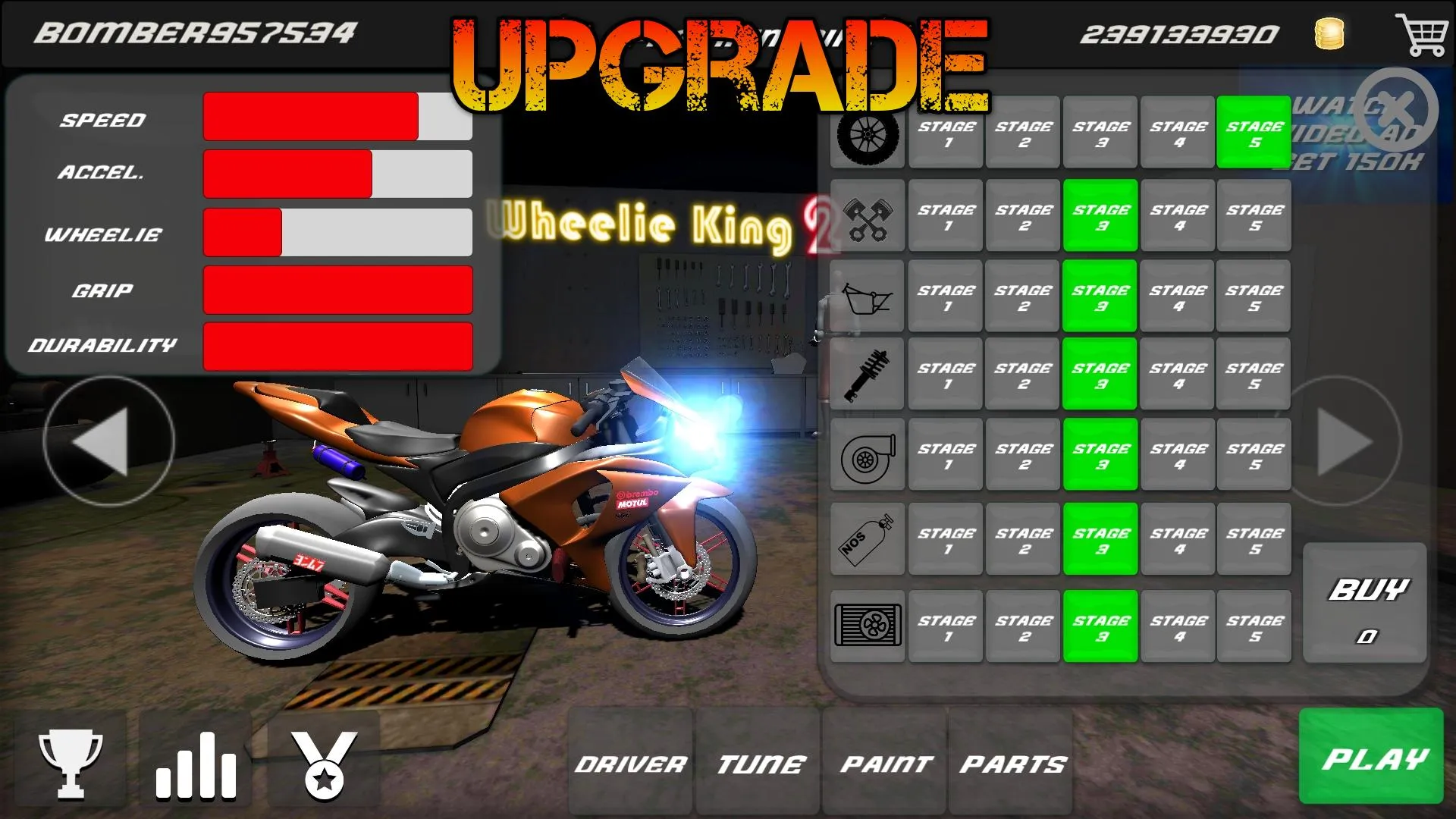 Wheelie King 2 - motorcycle 3D | Indus Appstore | Screenshot