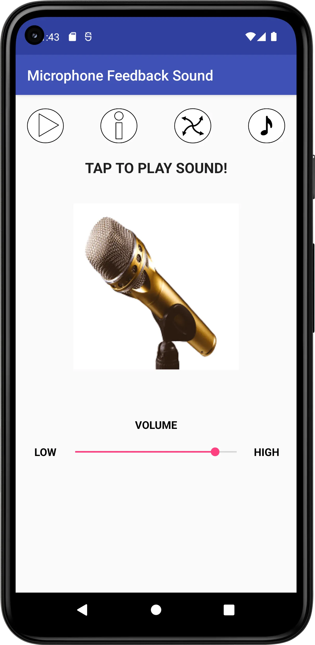 Microphone Feedback Sound | Indus Appstore | Screenshot