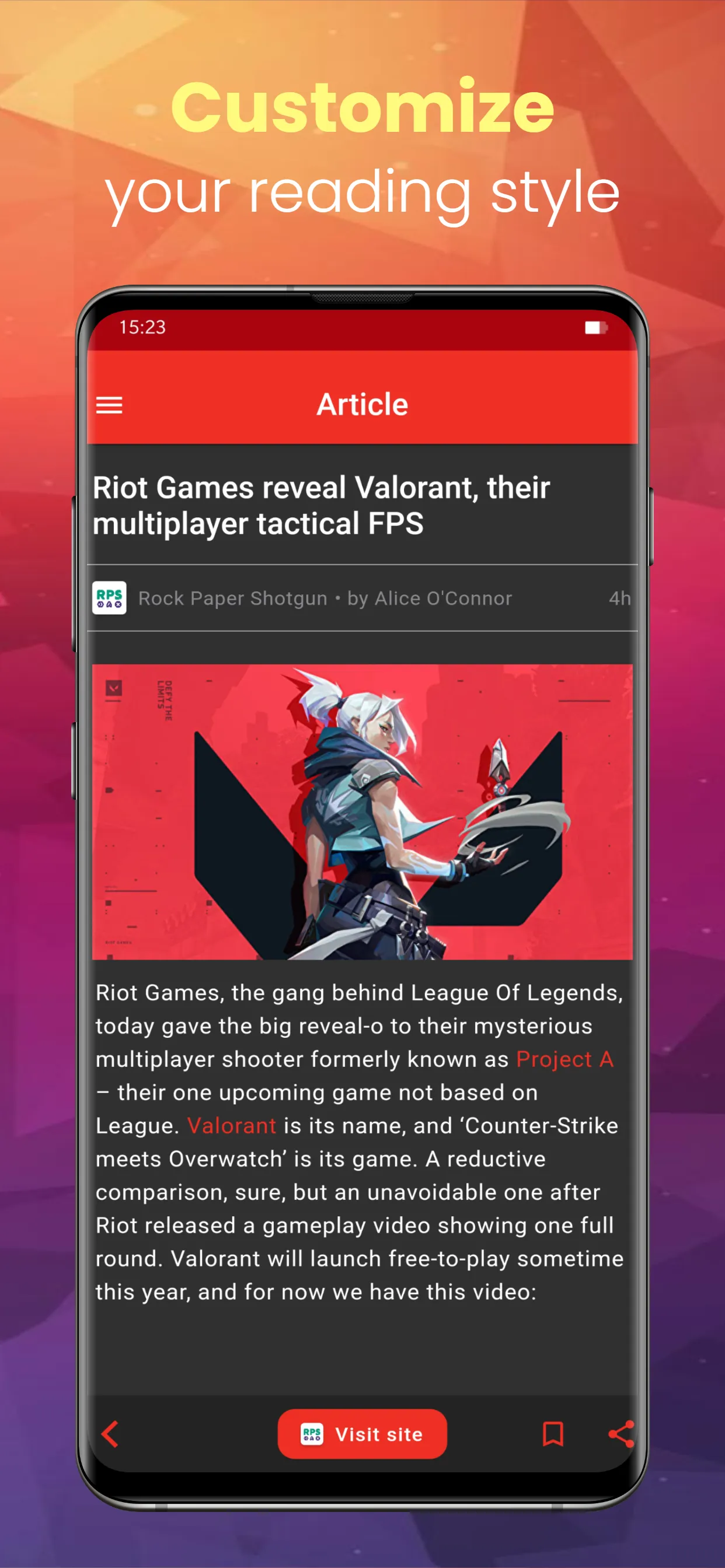 GameScope - Gaming News Feed | Indus Appstore | Screenshot