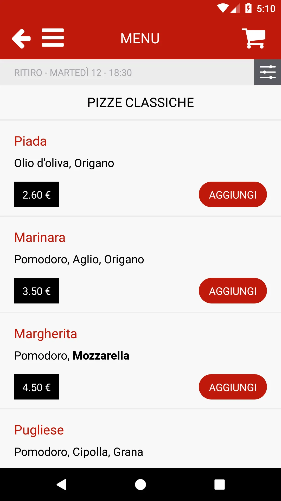 Pizzeria da TOTO' | Indus Appstore | Screenshot