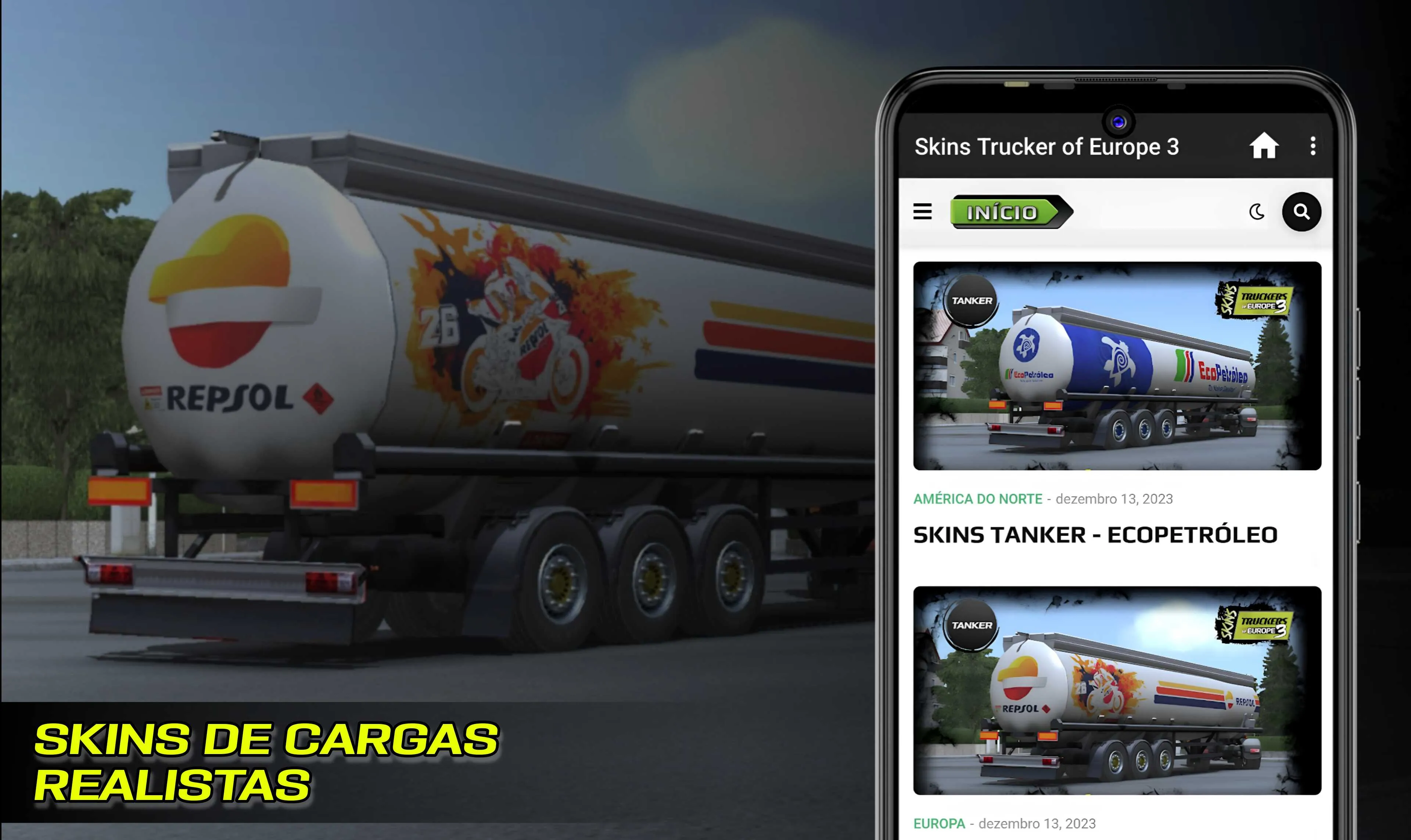 Skins Truckers Of Europe 3 | Indus Appstore | Screenshot