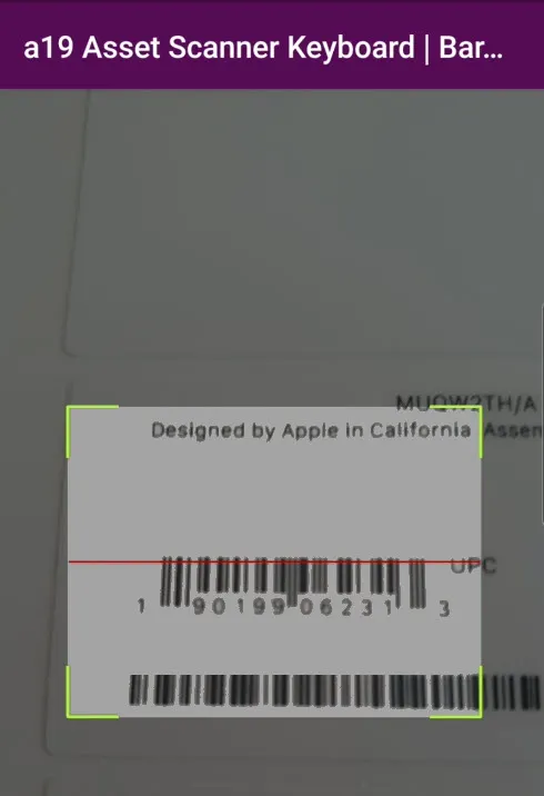 Asset Keyboard Bar Code Reader | Indus Appstore | Screenshot