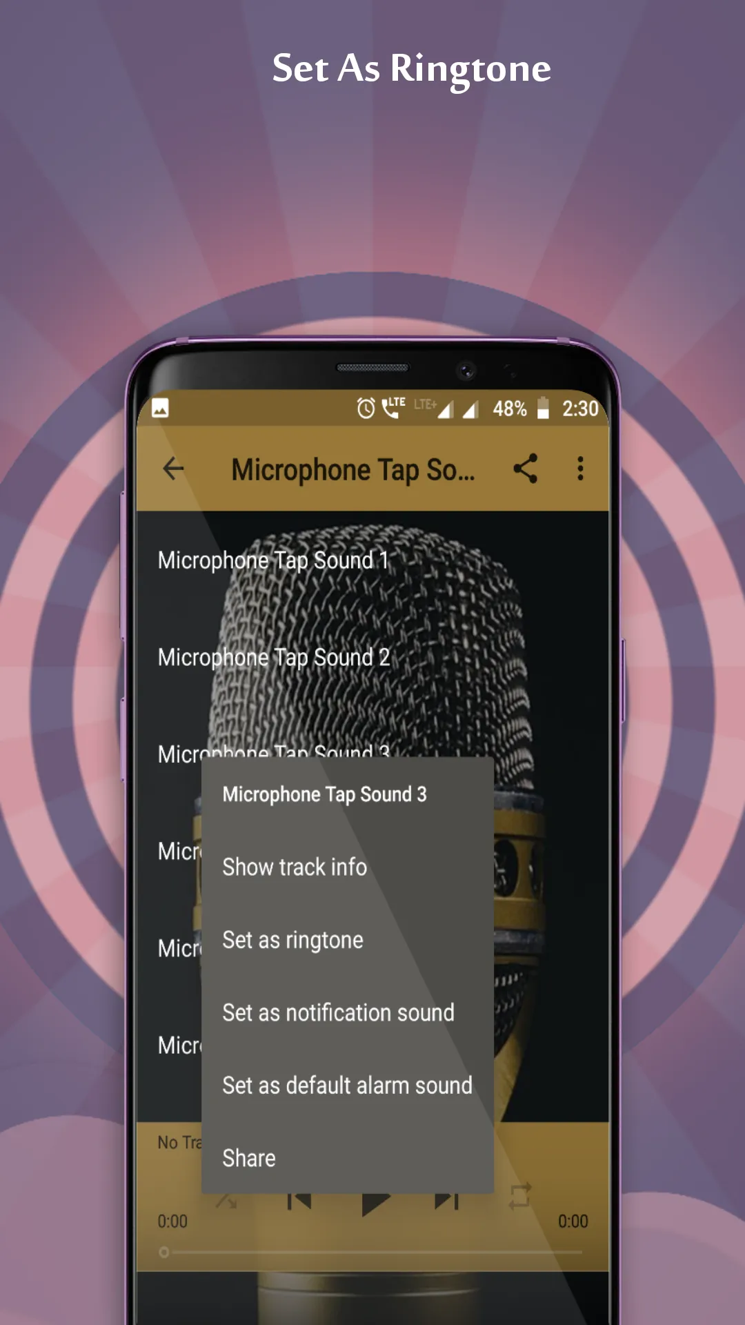 Microphone Tap Sounds | Indus Appstore | Screenshot