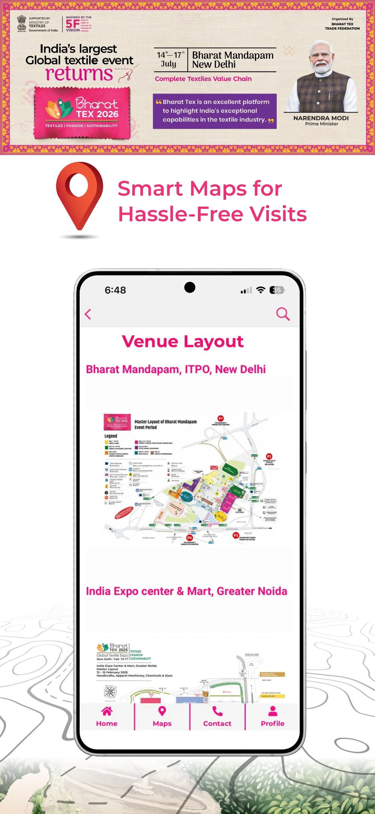 Bharat Tex 2026 | Indus Appstore | Screenshot