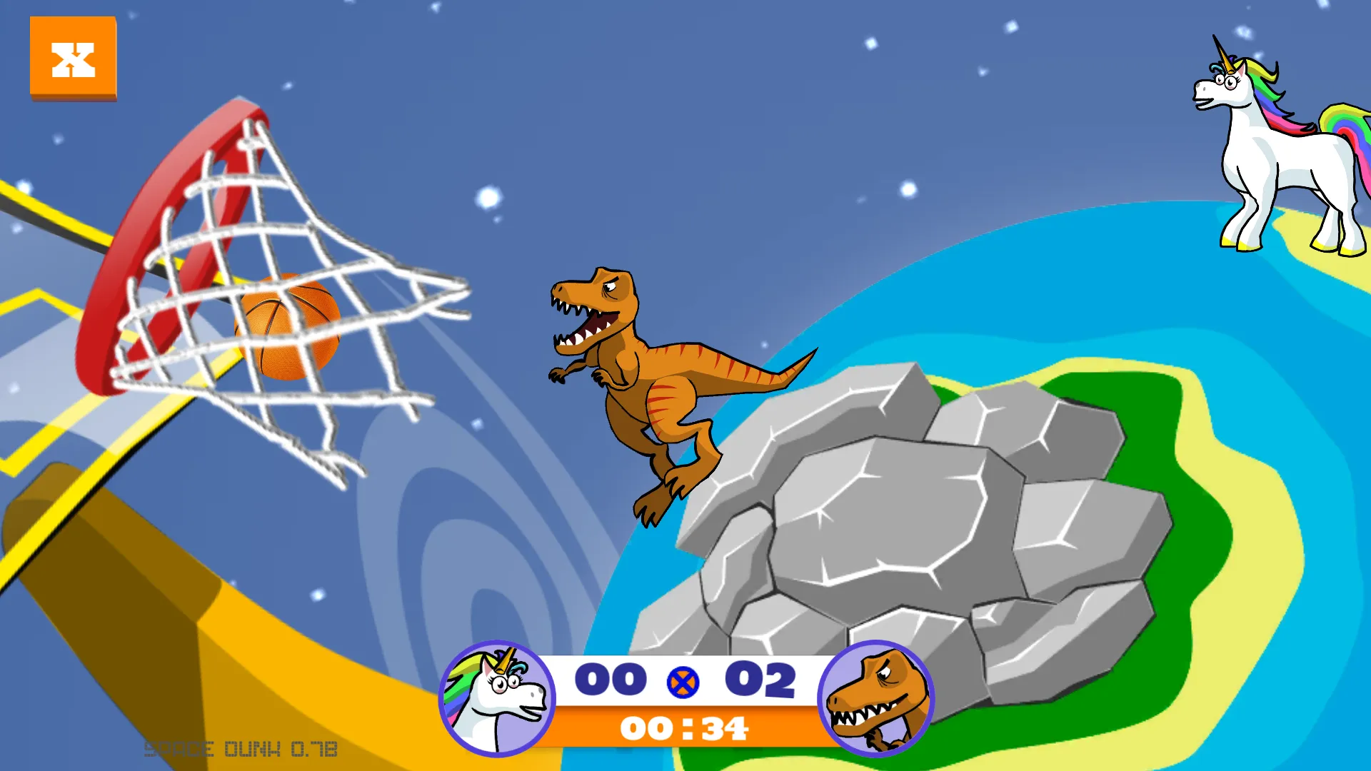 Space Dunk Basketball | Indus Appstore | Screenshot