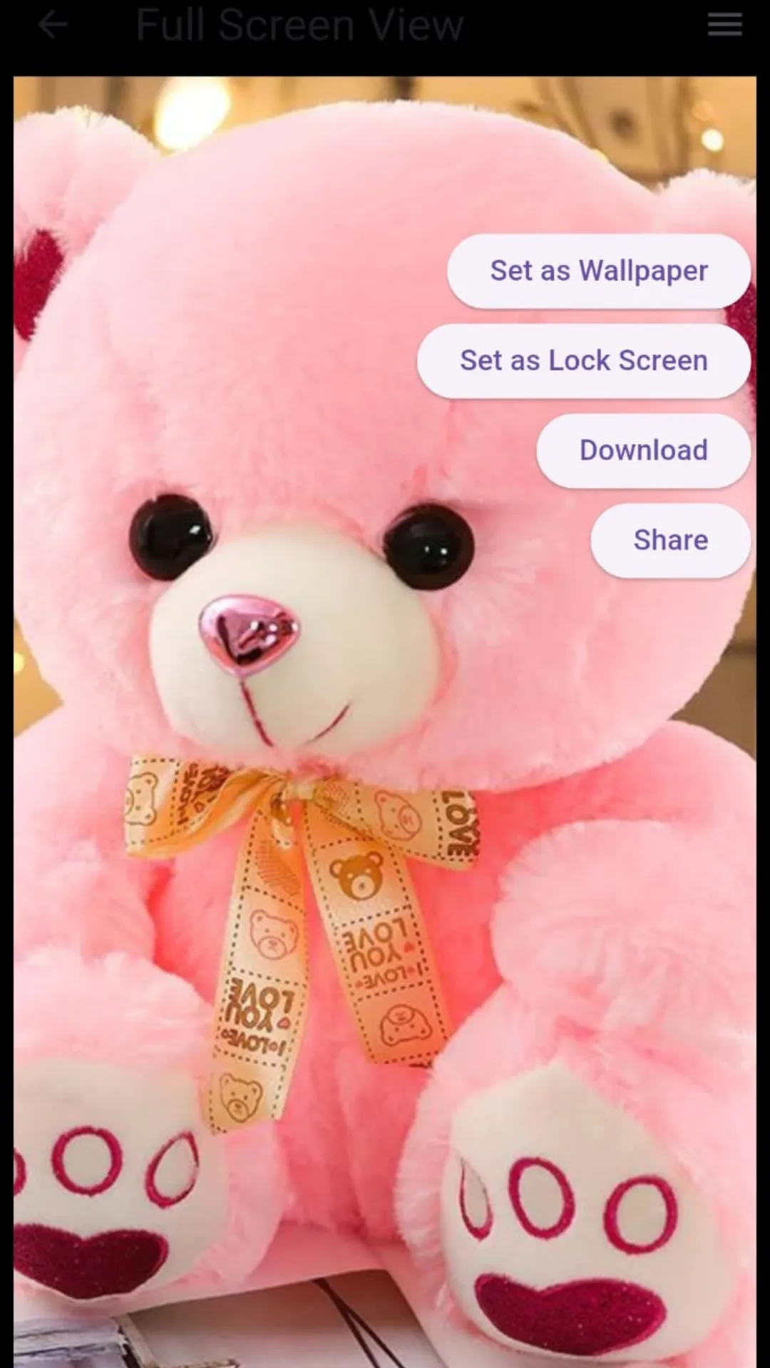Teddy Bear Wallpaper | Indus Appstore | Screenshot