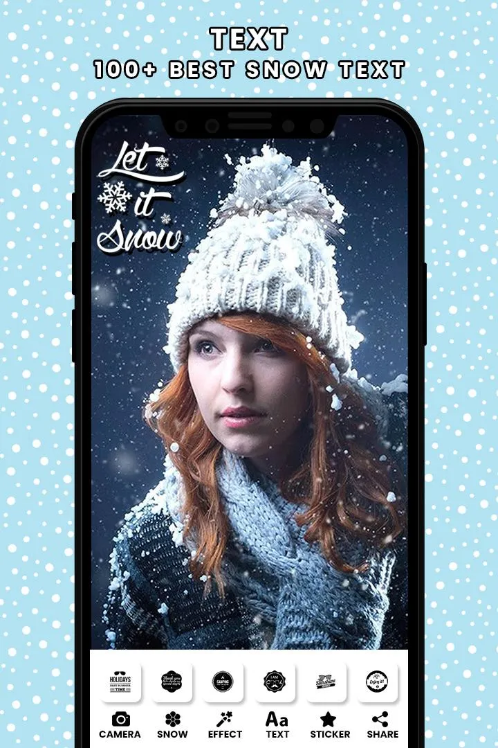 Christmas Snow Photo Editor | Indus Appstore | Screenshot