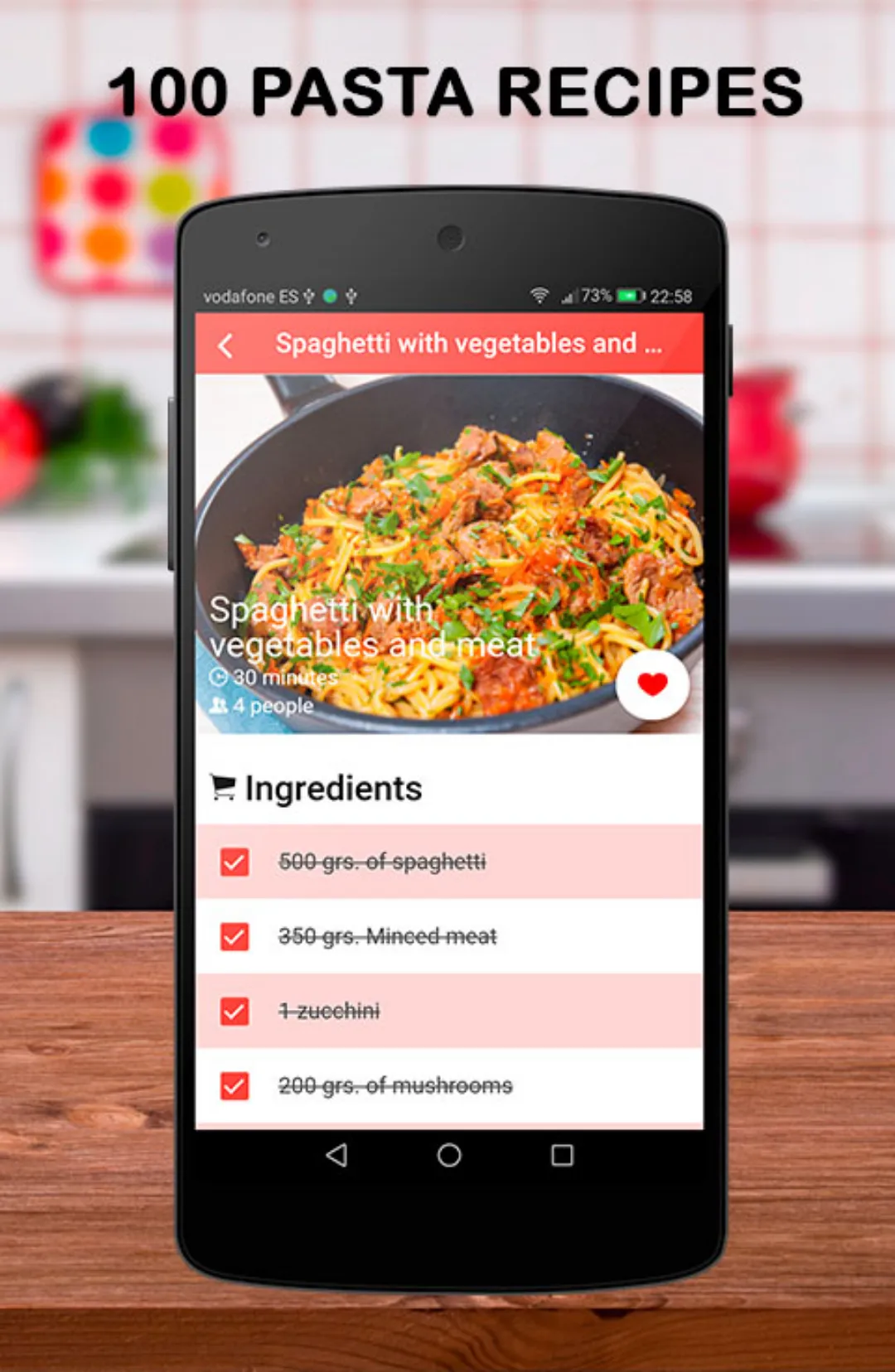 Pasta Recipes | Indus Appstore | Screenshot