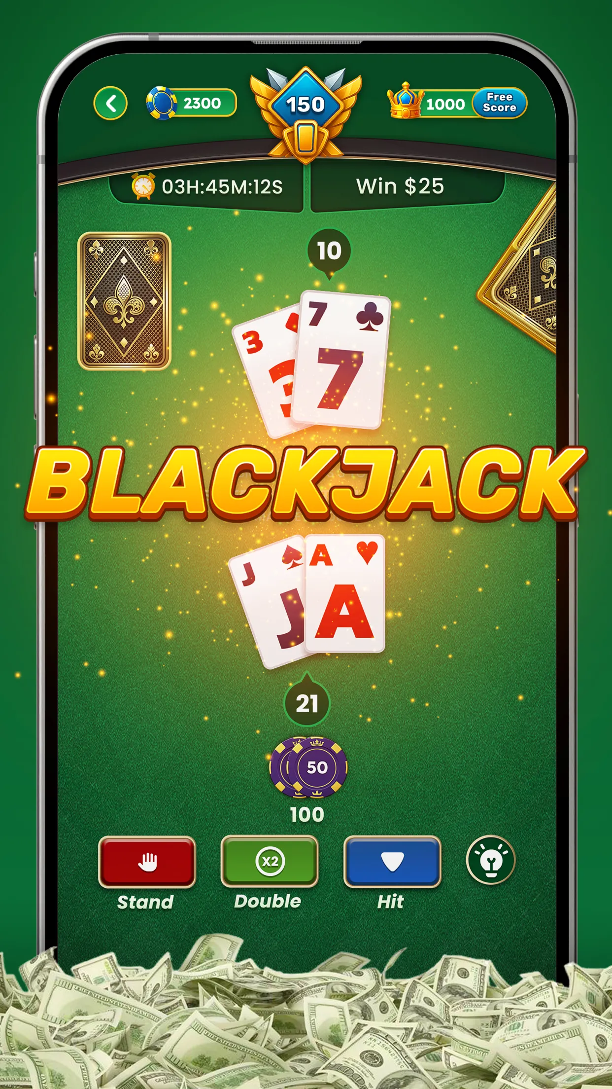 Blackjack Cash | Indus Appstore | Screenshot