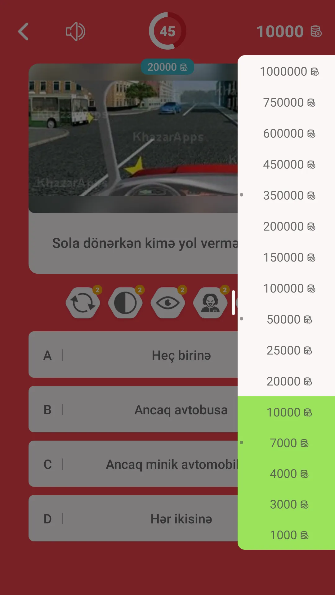 Sürücü Milyonçu 2023: İmtahan | Indus Appstore | Screenshot