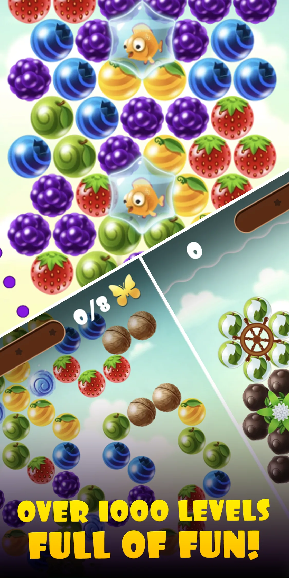 Fruity Cat: bubble shooter! | Indus Appstore | Screenshot